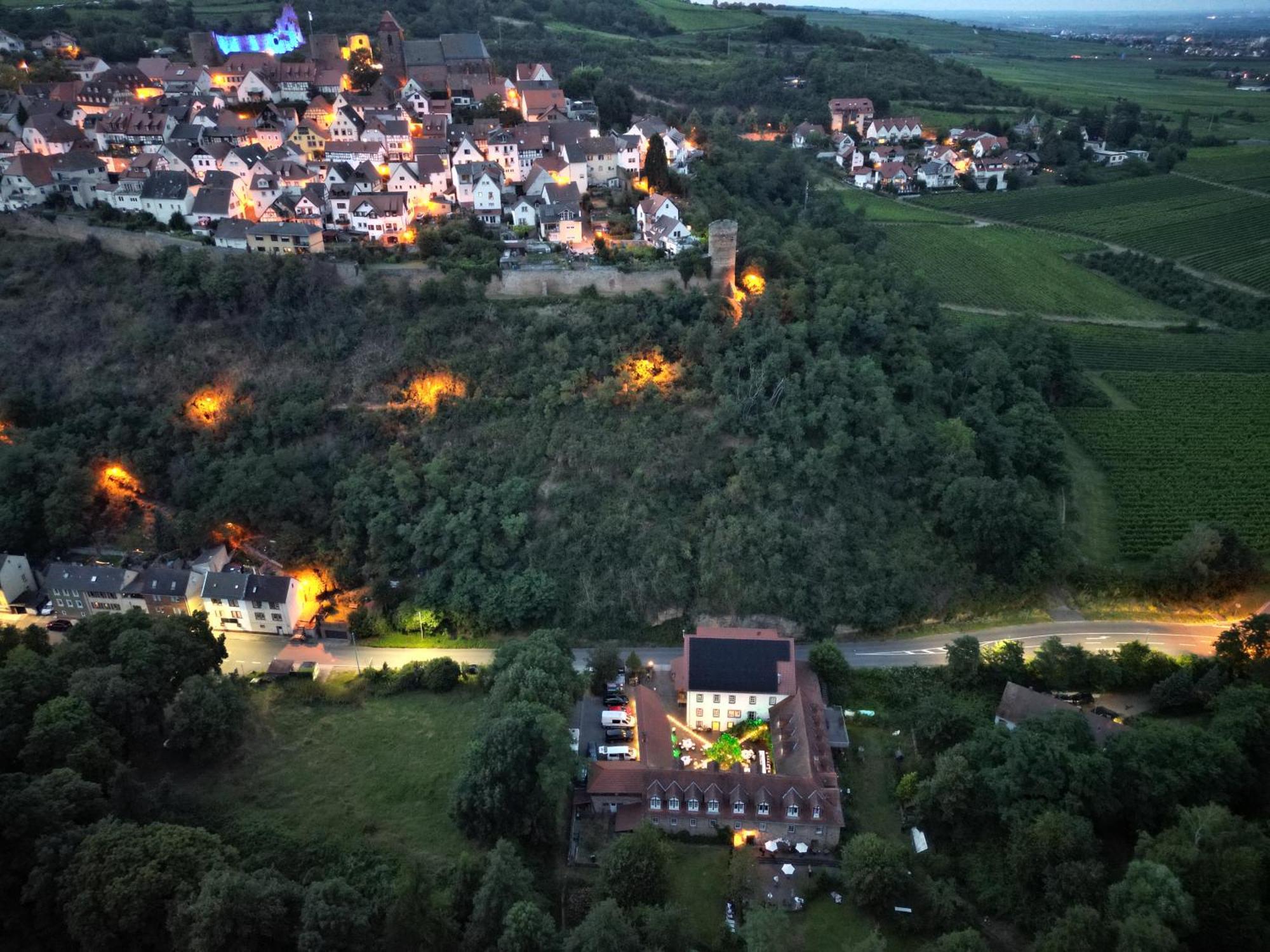 Felsenmuehle Neuleiningen Acomodação com café da manhã Exterior foto